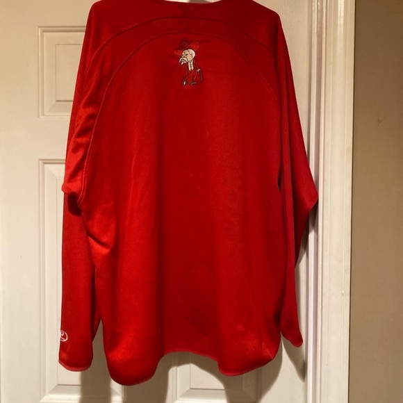 Vintage Ole Miss(Colonel Reb) Rawlings Baseball Jersey/Sweatshirt Size Large - Picture 6 of 8
